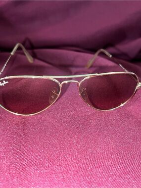 Ray-Ban Gold Frame kids Sunglasses